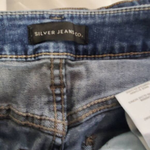 Silver Jeans Co. Avery Straight Women’s Jeans W28 L27 Medium Wash Stretch - Picture 4 of 7
